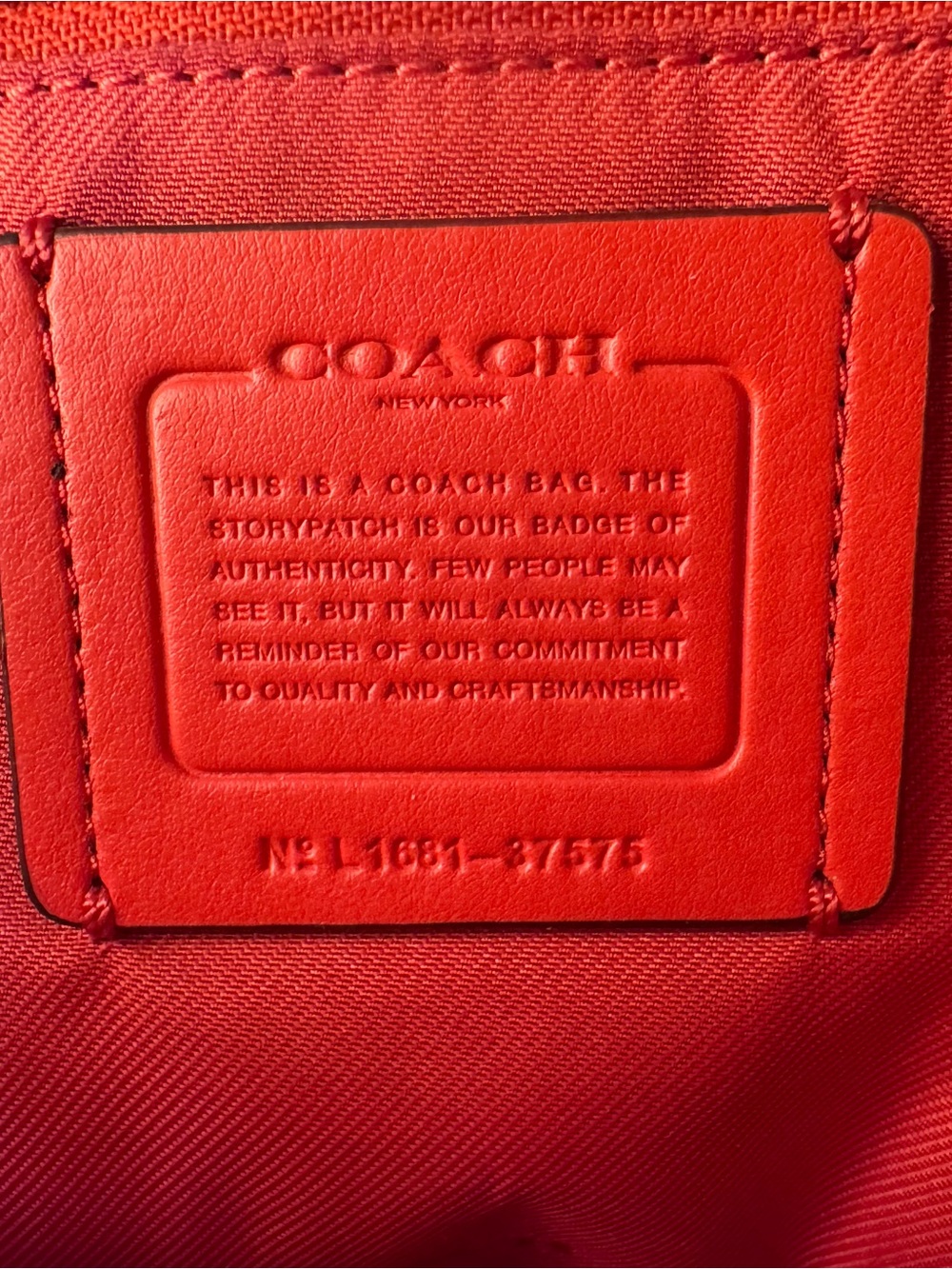 Coach Mercer 30 Red satchel - Picture 3 of 16